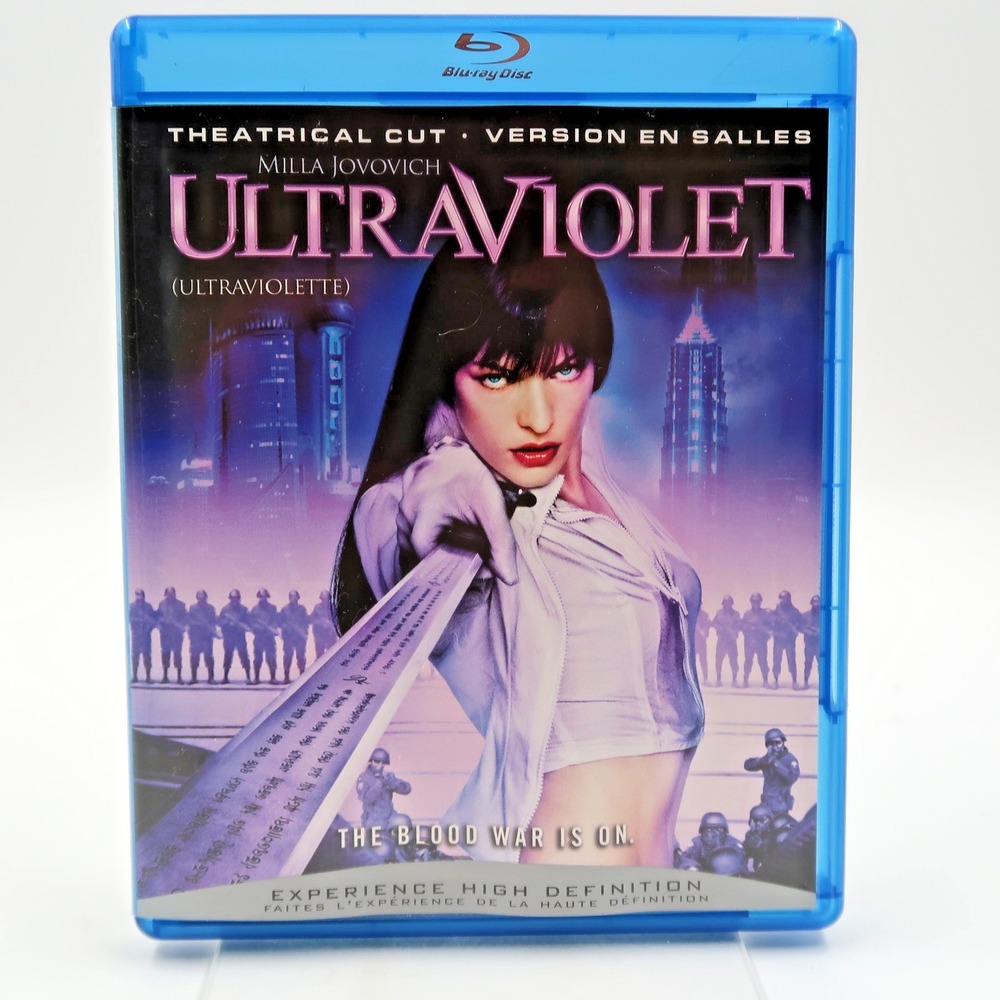 Ultraviolet Blu-ray 2006 Milla Jovovich Sony Pictures Action Movie PG Rating
